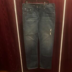 True Religion Dark Blue Straight Jeans